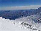 Z v�stupu Radka Jaro�e na Elbrus, nejvy��� evropskou horu.