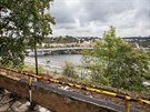 Pohled z Barrandovských teras. Atmosféra se zm�nila, dnes tam doléhá hluk z...