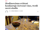 Hodinovému cviení konkuruje ervené víno, tvrdí nová studie (Psychiatra.cz,...