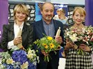 Tajana Medvecká, Viktor Preiss a Daniela Koláová (8. íjna 2016)
