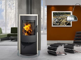 Moderní krbová kamna Alpera