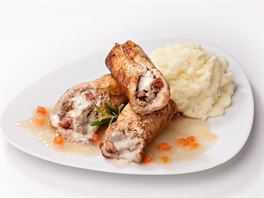 Vep�ov� rol�da pln�n� s�rem Asiago DOP