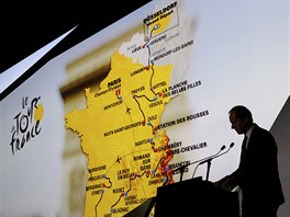 Christian Prudhomme, editel Tour de France, pedstavuje program zvodu pro rok...