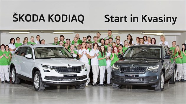 koda Auto zahjila v Kvasinch vrobu SUV modelu Kodiaq