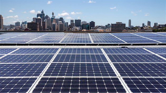 Solární elektrárna firmy Photon Energy v Sydney.
