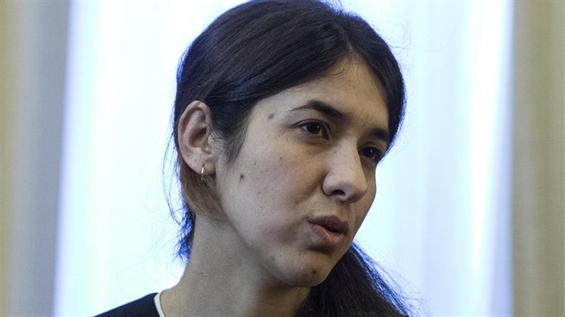 Leton cenu Vclava Havla za obranu lidskch prv zskala lenka jezdsk komunity z Irku Nadja Muradov. Jej rodinu masakroval Islmsk stt. Na snmku Muradov (30. prosince 2015).