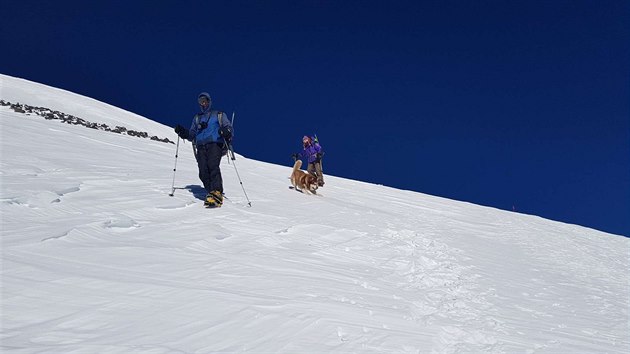 Z vstupu Radka Jaroe na Elbrus, nejvy evropskou horu.