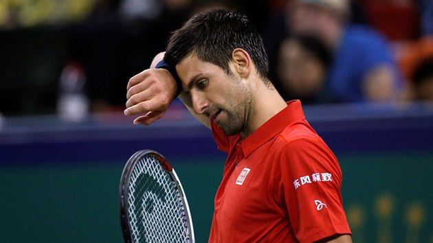 Novak Djokovi v semifinle turnaje v anghaji.