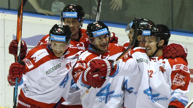 Radost hokejist Olomouce