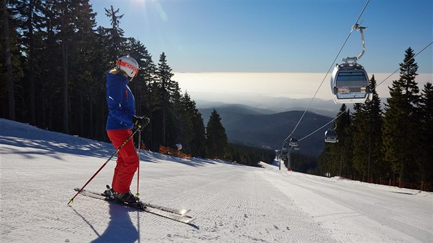 Skiarel v Janskch Lznch na ern hoe