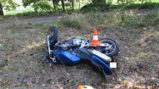 Nehoda motorká�e u T�ebon� (16. �íjna 2016)
