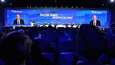 Projev ruského prezidenta Vladimira Putina na moskevské konferenci Russia...