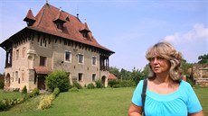 Michaela Lámerová, spolumajitelka tvrze v Okrouhlé, kterou chebský architekt...