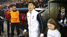 NÁVRAT. Útoník Tottenhamu Son Heung-Min se v rámci utkání Ligy mistr vrátil...