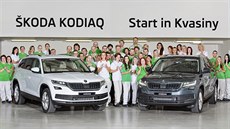 koda Auto zahájila v Kvasinách výrobu SUV modelu Kodiaq