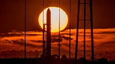 Antares před osudný startem v roce 2014.