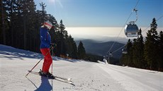 Skiareál v Janských Lázních na Černé hoře