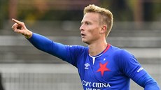 POPRVÉ V NÁRO�ÁKU. Antonín Barák válí za Slavii, a tak nyní dostává �anci i v �eské reprezentaci.