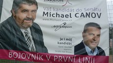 Starosta Strá�e podporuje Michaela Canova.