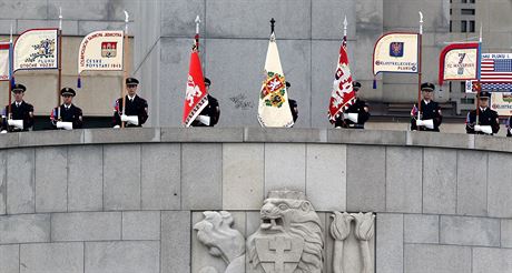 Oslavy výroí vzniku samostatného eskoslovenska na praském Vítkov...