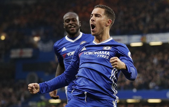 ZNOVUZROZENÝ. Eden Hazard dal za Chelsea tvrtý gól v sezon, co je stejné...