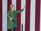 Hillary Clintonová na pedvolebním mítinku v Severní Karolín (23. íjna 2016)