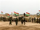 Kurdské jednotky severn od Mosulu (28. íjna 2016) 