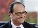 Francouzský prezident François Hollande na berlínském jednání normandské tyky...
