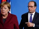 Angela Merkelová a François Hollande (20.10.2016)