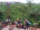 elezniní nehoda v Kamerunu (21. íjna 2016)