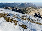 Pohled z vrcholu Hohes Brett k severozápadu