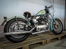 Skoker Michala Kubie je pestavbou klasického motocyklu Harley-Davidson...
