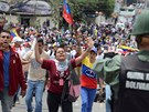 Akci nazvanou Pevzetí Venezuely svolala na stedu opozice jako protest proti...