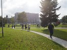 Park Komenskho ve Zln po rekonstrukci.