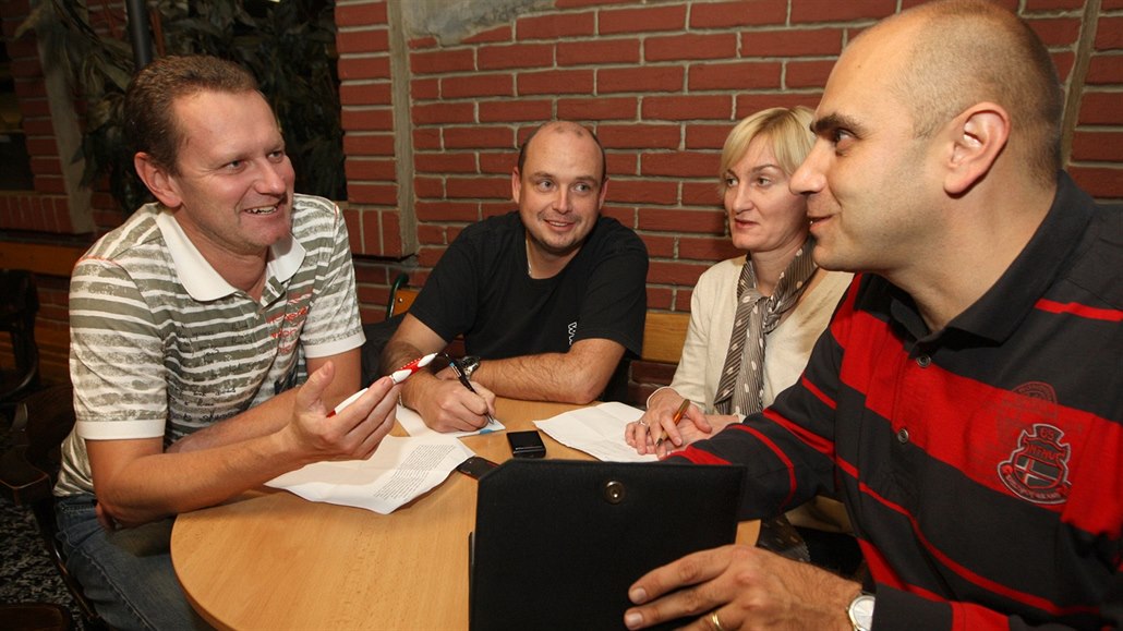 Miroslav Adámek (vlevo) a Ale� Dufek (vpravo) byli d�íve zlínskými koali�ními...