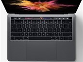 Nový MacBook Pro nabízí dotykový proužek nad klávesnicí.