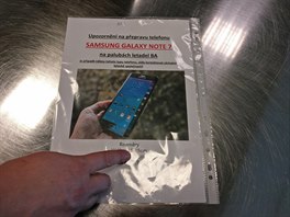 Úplný zákaz Samsungu Note 7 na palubách letadel