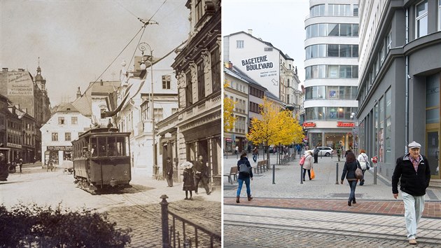 U mu nedominuj tramvaje, ale obchodn dm Baa. Zachycen tra tudy u nevede.