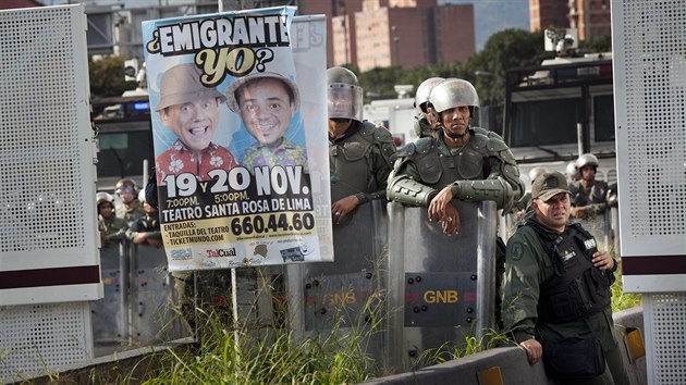 Akci nazvanou Pevzet Venezuely svolala na stedu opozice jako protest proti poruovn stavy a demokracie v zemi (26. jna 2016).