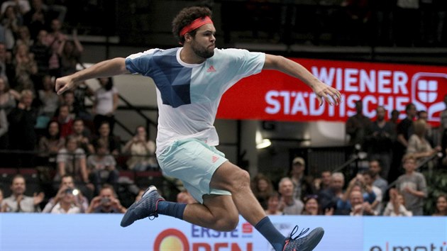 DO FINLE! Jo Wilfried Tsonga vyadil v semifinle Erste Bank Open Ivo Karlovie a o titul se utk s Andy Murraym.