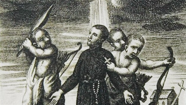 Jedno z dobovch vyobrazen smrti Augustina Strobacha.