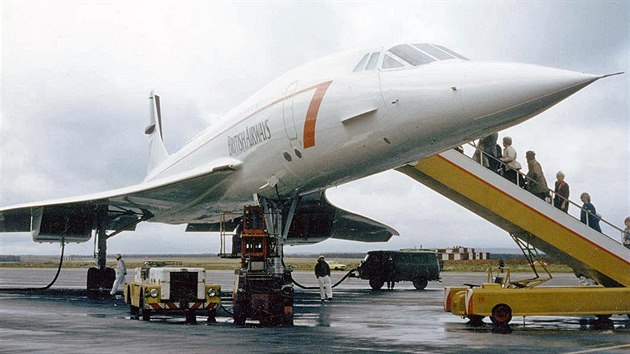 Cestujc prvnho praskho letu Concorde za cestu platili stejn, jako v bnm stroji.