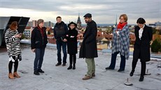 Obhlídka terénu. Mlýnský ostrov pot�ebuje regula�ní plán.