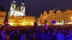 Peplnné Staromstské námstí v Praze (28. íjna 2016)