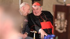 Kardinál Dominik Duka ve Vladislavském sále (28. října 2016)