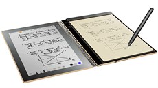 YogaBook od Lenova kombinuje papírový poznámkový blok s tabletem.