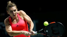 Simona Halepová na Turnaji mistry v Singapuru.