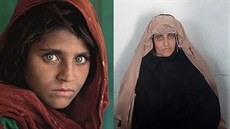 arbat Gulaová na obálce National Geographic (1985) a  po zatení pákistánskou...