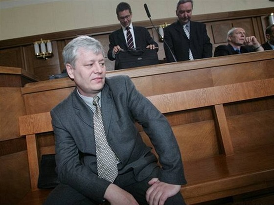 Petr Smetka - Petr Smetka u Vrchního soudu 6. června 2006.