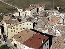 Oblast stední Itálie nedaleko msta Norcia zasáhlo v nedli silné zemtesení...